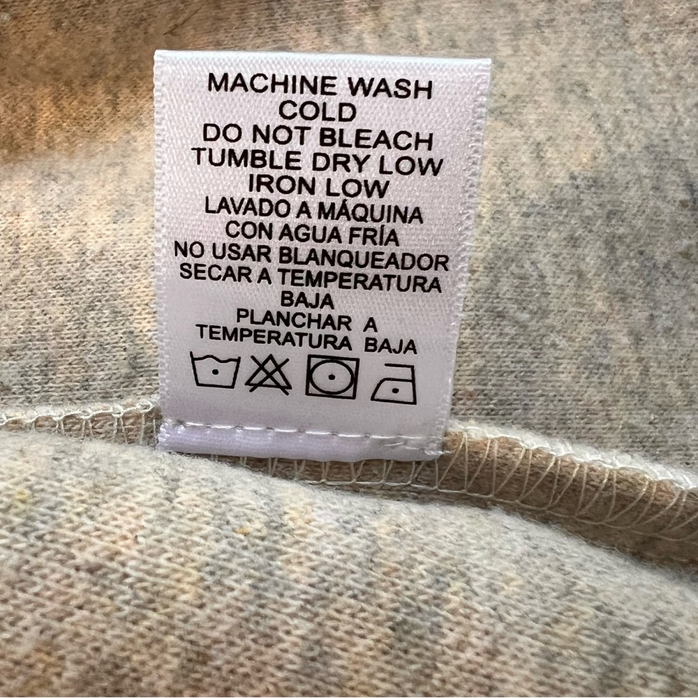 Love Tree Soft Heather beige flannel women vest - Medium - Picture 7 of 12